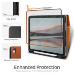 iPad Air 11" (M4/M3/M2) and 10.9" (5th/4th) Generation Case, Brown - Image 9
